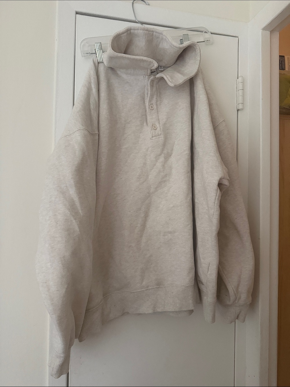 Aritizia TNA Sweatfleece Cozy Sweater boyfriend fit